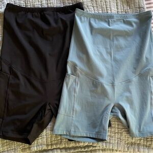 Maternity bike shorts